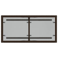 Thumbnail for 3-tlg. Bistro-Set mit Kissen Braun Poly Rattan
