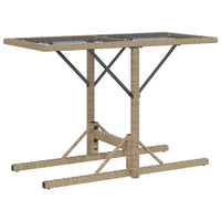 Thumbnail for 3-tlg. Bistro-Set mit Kissen Beige Poly Rattan