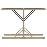 Thumbnail for 3-tlg. Bistro-Set mit Kissen Beige Poly Rattan