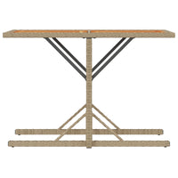 Thumbnail for 3-tlg. Bistro-Set mit Kissen Beige Poly Rattan