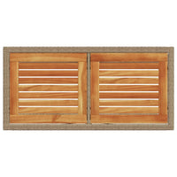 Thumbnail for 3-tlg. Bistro-Set mit Kissen Beige Poly Rattan