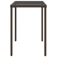 Thumbnail for 5-tlg. Garten-Essgruppe mit Kissen Braun Poly Rattan