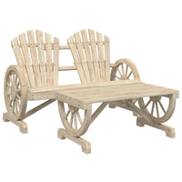 Thumbnail for 2-tlg. Garten-Lounge-Set Massivholz Tanne