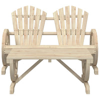 Thumbnail for 2-tlg. Garten-Lounge-Set Massivholz Tanne