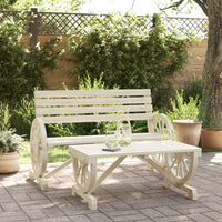 Thumbnail for 2-tlg. Garten-Lounge-Set Massivholz Tanne