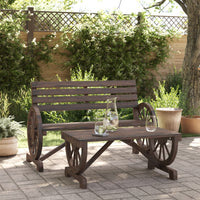 Thumbnail for 2-tlg. Garten-Lounge-Set Massivholz Tanne