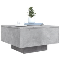 Thumbnail for Couchtisch Betongrau 55x55x31 cm Holzwerkstoff
