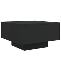 Thumbnail for Couchtisch mit LED-Leuchten Schwarz 55x55x31 cm