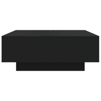 Thumbnail for Couchtisch Schwarz 80x80x31 cm Holzwerkstoff