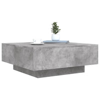 Thumbnail for Couchtisch Betongrau 80x80x31 cm Holzwerkstoff