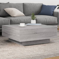 Thumbnail for Couchtisch Grau Sonoma 80x80x31 cm Holzwerkstoff