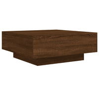 Thumbnail for Couchtisch Braun Eichen-Optik 80x80x31 cm Holzwerkstoff