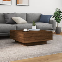 Thumbnail for Couchtisch Braun Eichen-Optik 80x80x31 cm Holzwerkstoff