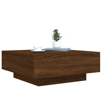 Thumbnail for Couchtisch Braun Eichen-Optik 80x80x31 cm Holzwerkstoff