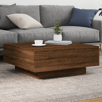 Thumbnail for Couchtisch Braun Eichen-Optik 80x80x31 cm Holzwerkstoff