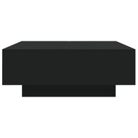 Thumbnail for Couchtisch mit LED-Leuchten Schwarz 80x80x31 cm