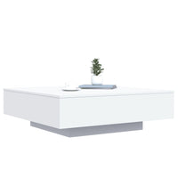 Thumbnail for Couchtisch Weiß 100x100x31 cm Holzwerkstoff