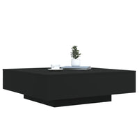 Thumbnail for Couchtisch Schwarz 100x100x31 cm Holzwerkstoff
