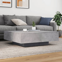 Thumbnail for Couchtisch Betongrau 100x100x31 cm Holzwerkstoff