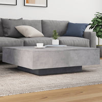 Thumbnail for Couchtisch Betongrau 100x100x31 cm Holzwerkstoff