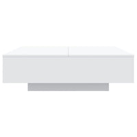Thumbnail for Couchtisch mit LED-Leuchten Weiß 100x100x31 cm