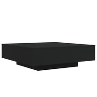 Thumbnail for Couchtisch mit LED-Leuchten Schwarz 100x100x31 cm