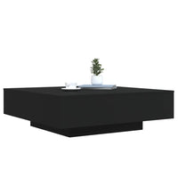 Thumbnail for Couchtisch mit LED-Leuchten Schwarz 100x100x31 cm