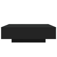 Thumbnail for Couchtisch mit LED-Leuchten Schwarz 100x100x31 cm