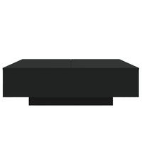Thumbnail for Couchtisch mit LED-Leuchten Schwarz 100x100x31 cm