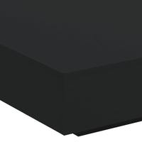 Thumbnail for Couchtisch mit LED-Leuchten Schwarz 100x100x31 cm