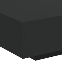 Thumbnail for Couchtisch mit LED-Leuchten Schwarz 85x55x31 cm