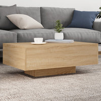 Thumbnail for Couchtisch mit LED-Leuchten Sonoma-Eiche 85x55x31 cm