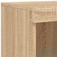 Thumbnail for Beistellschrank mit LED-Leuchten Sonoma-Eiche Holzwerkstoff