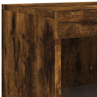 Thumbnail for Beistellschrank mit LED-Leuchten Räuchereiche Holzwerkstoff