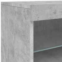 Thumbnail for Sideboard mit LED-Leuchten Betongrau 60x37x67 cm