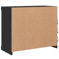 Thumbnail for Sideboard mit LED-Leuchten Schwarz 81x37x67 cm