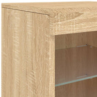 Thumbnail for Sideboard mit LED-Leuchten Sonoma-Eiche 41x37x67 cm