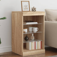 Thumbnail for Sideboard mit LED-Leuchten Sonoma-Eiche 41x37x67 cm