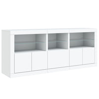 Thumbnail for Sideboard mit LED-Leuchten Weiß 162x37x67 cm