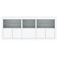 Thumbnail for Sideboard mit LED-Leuchten Weiß 162x37x67 cm