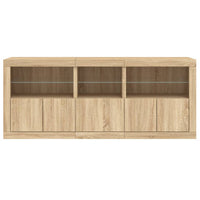 Thumbnail for Sideboard mit LED-Leuchten Sonoma-Eiche 162x37x67 cm