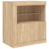Thumbnail for Sideboard mit LED-Leuchten Sonoma-Eiche 162x37x67 cm