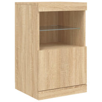 Thumbnail for Sideboard mit LED-Leuchten Sonoma-Eiche 162x37x67 cm