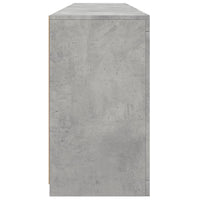 Thumbnail for Sideboard mit LED-Leuchten Betongrau 162x37x67 cm