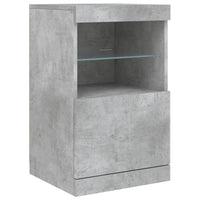 Thumbnail for Sideboard mit LED-Leuchten Betongrau 162x37x67 cm