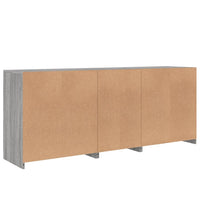 Thumbnail for Sideboard mit LED-Leuchten Grau Sonoma 162x37x67 cm
