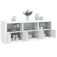 Thumbnail for Sideboard mit LED-Leuchten Weiß 181,5x37x67 cm