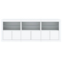 Thumbnail for Sideboard mit LED-Leuchten Weiß 181,5x37x67 cm