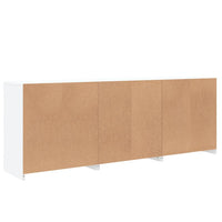 Thumbnail for Sideboard mit LED-Leuchten Weiß 181,5x37x67 cm