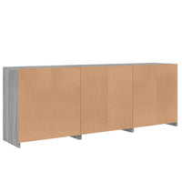 Thumbnail for Sideboard mit LED-Leuchten Grau Sonoma 181,5x37x67 cm